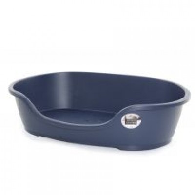 PLASTIC DOG BED NO2 BLUE