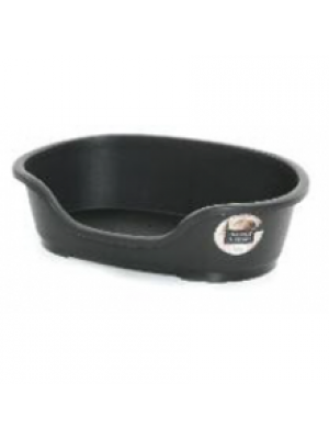 PLASTIC DOG BED NO2 BLACK