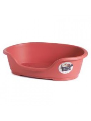 PLASTIC DOG BED NO3 RED