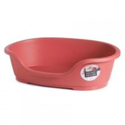 PLASTIC DOG BED NO3 RED