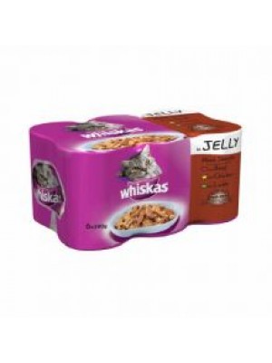 WHISKAS JELLY 6PK