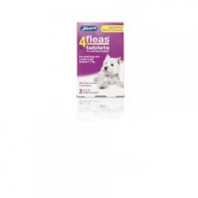 4FLEAS SML DOG & PUP TABS
