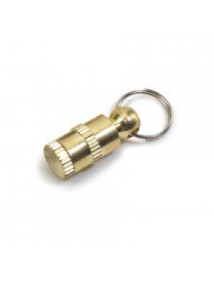 AN DOG ID TUBE BRASS