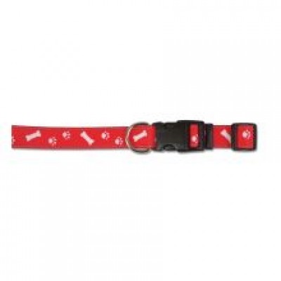 AN P&B ADJ COLLAR RED