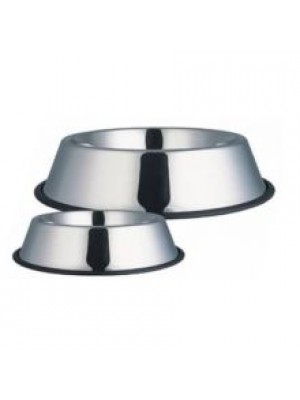 S/STEEL SPANIEL BOWL