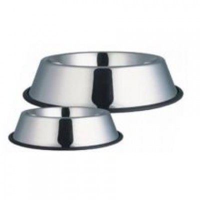 S/STEEL SPANIEL BOWL