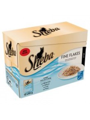 SHEBA PCH FISH SEL 12PK