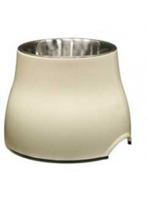DOGIT ELEVATED DISH WHT