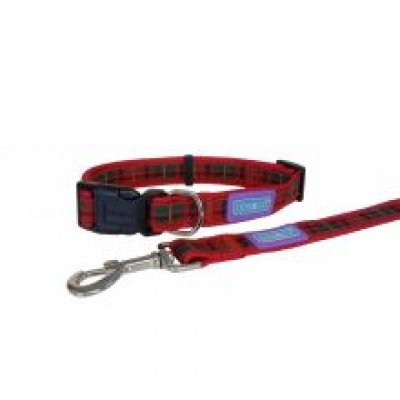 H&B TARTAN COL RED MED