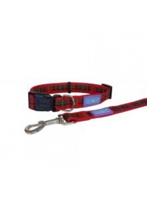 H&B TARTAN COL RED LGE