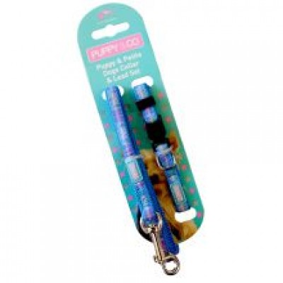 H&B PUPPY SET TARTAN BLUE