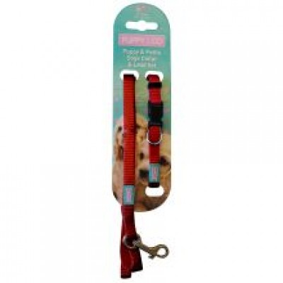 H&B PUPPY SET NYLON RED